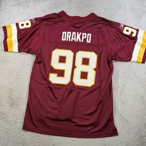 Washington Redskins Brian Orakpo Jersey Mens Large #98 Reebok NFL Mesh